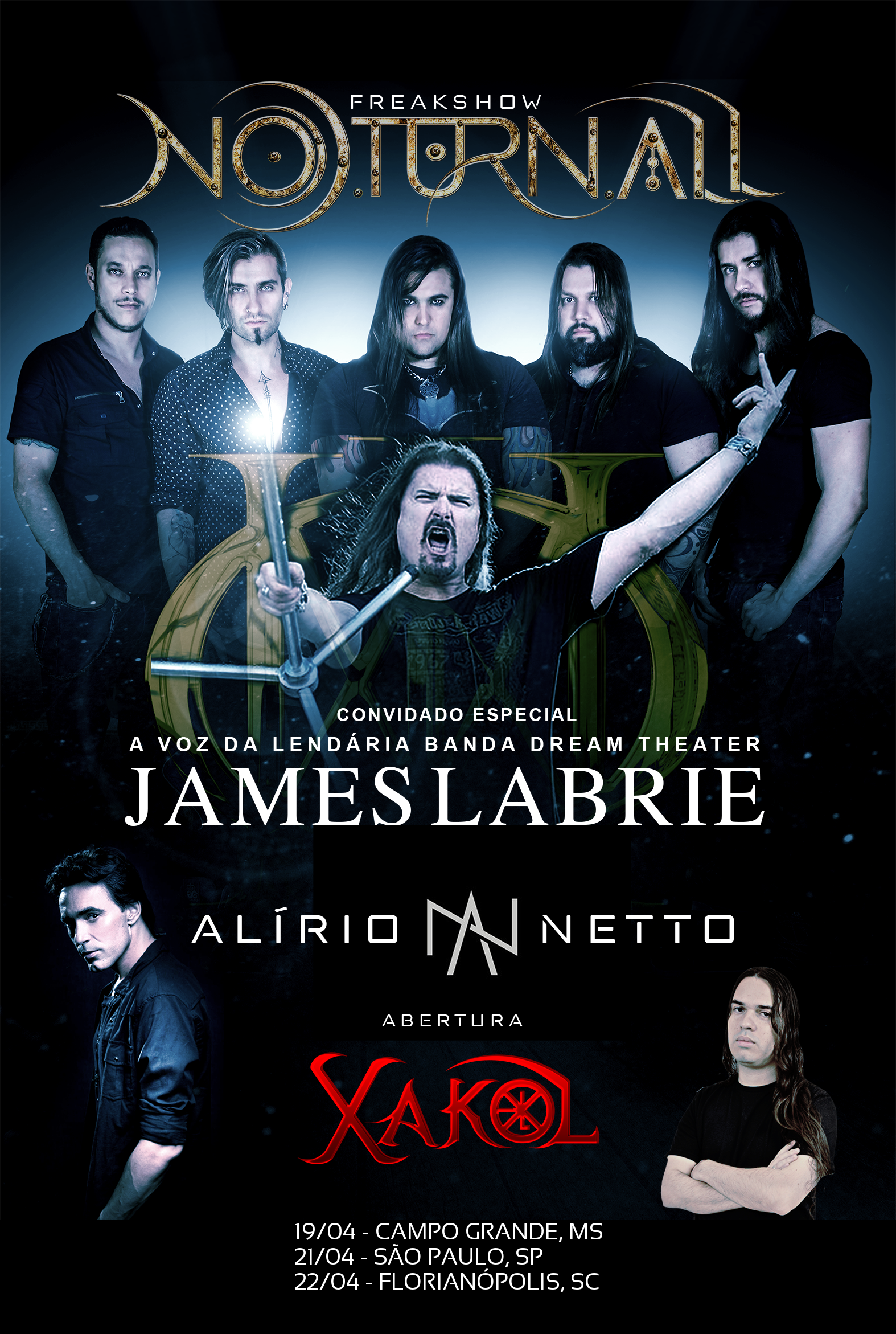 Tour supporting James LaBrie and Noturnall